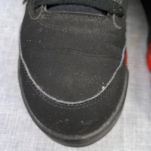 ! Nike Jordan 5 Retro Low Alternate 90 2016 819171-001 Black Red Size 10.5 - Picture 12 of 14